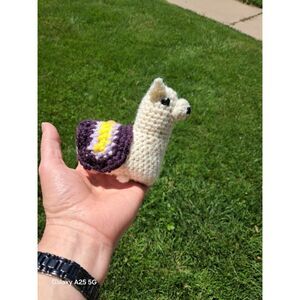 Crochet Emotional Support Alpaca Made to Order Handmade